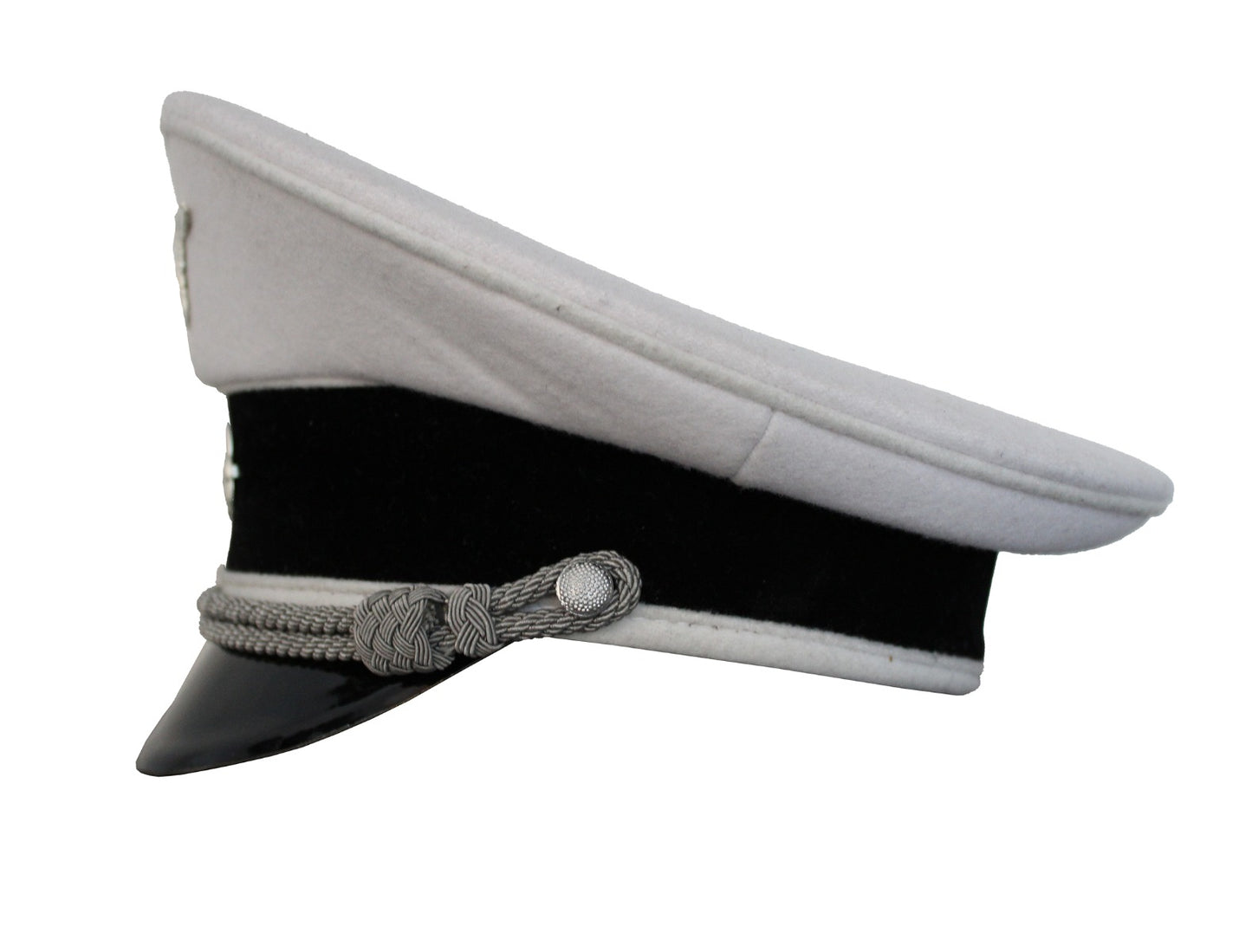 Allgemeine SS Officer Visor Cap - EREL (White)